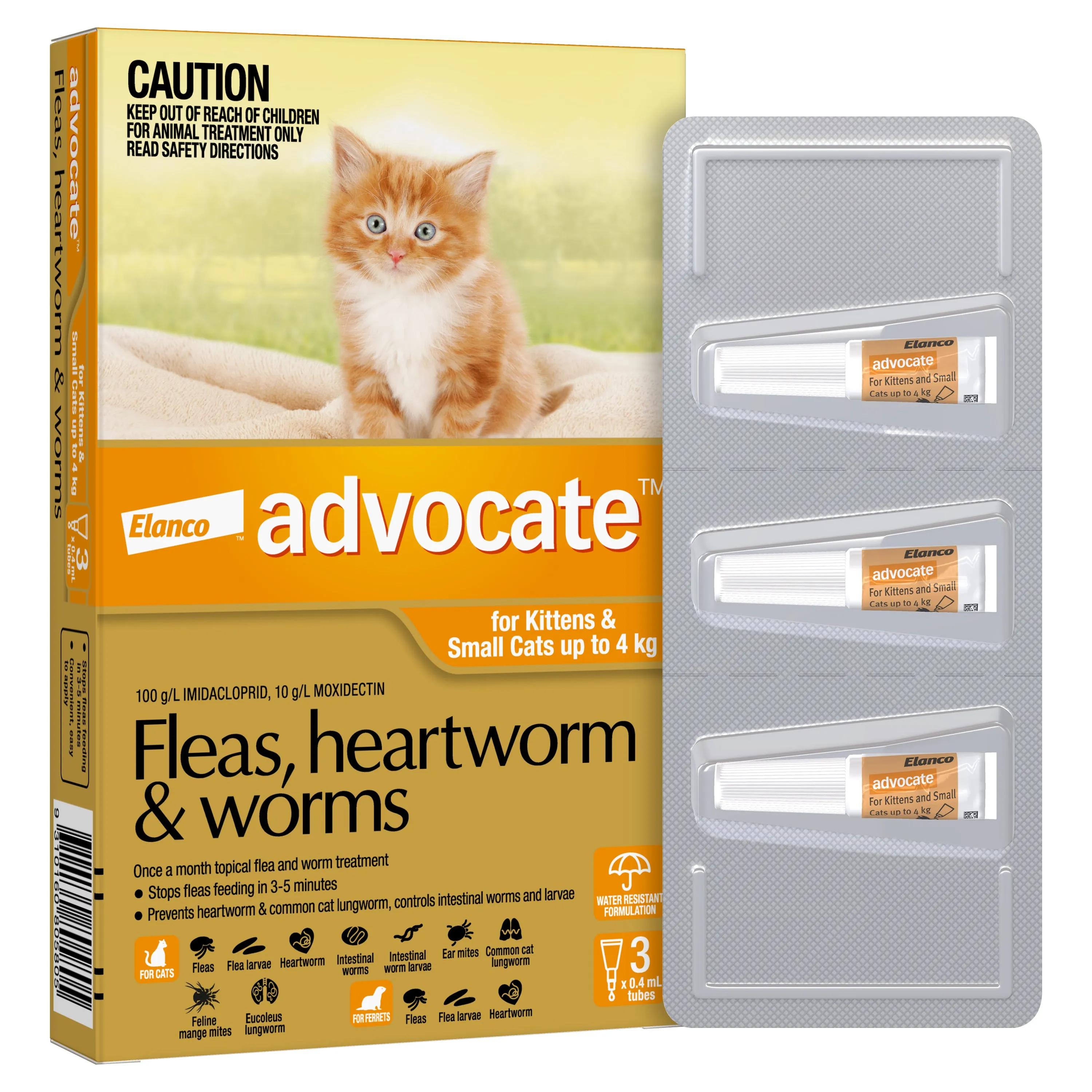 Advocate - Cat up to 4kg (3pk)