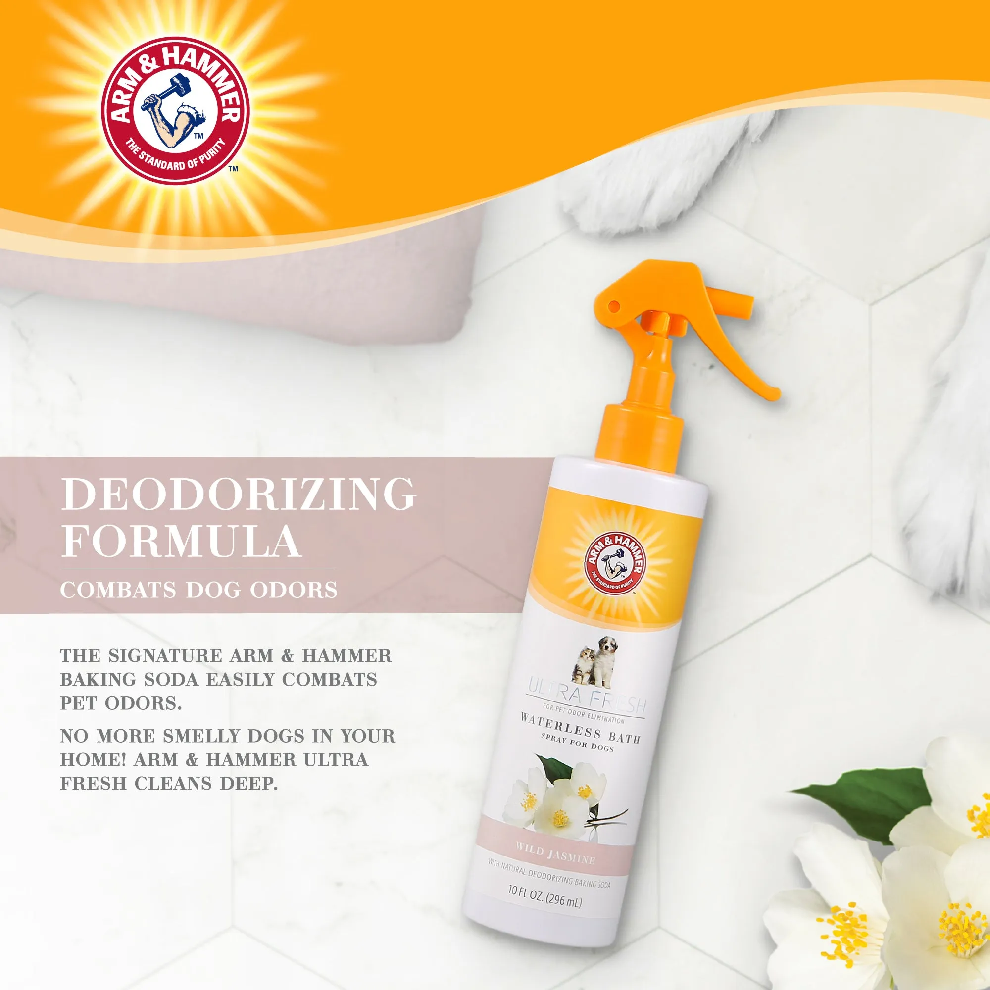 Arm and Hammer Ultra Fresh Waterless Bath Spray with Cucumber & White Tea