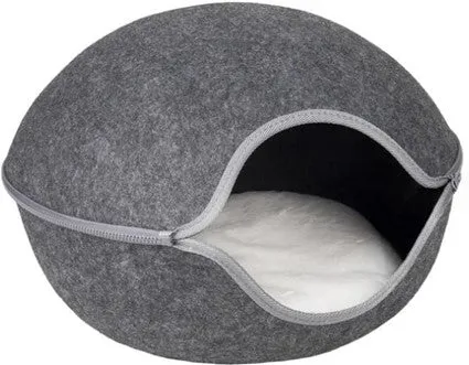 BASKET SHABA FELT GREY