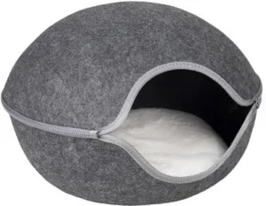 BASKET SHABA FELT GREY
