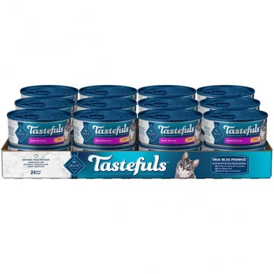 Blue Buffalo Adult Tastefuls Beef Entrée Pate Cat Wet Food