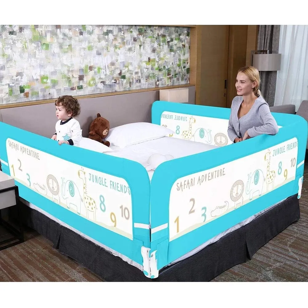 Blue Safe Guard Bed Rail