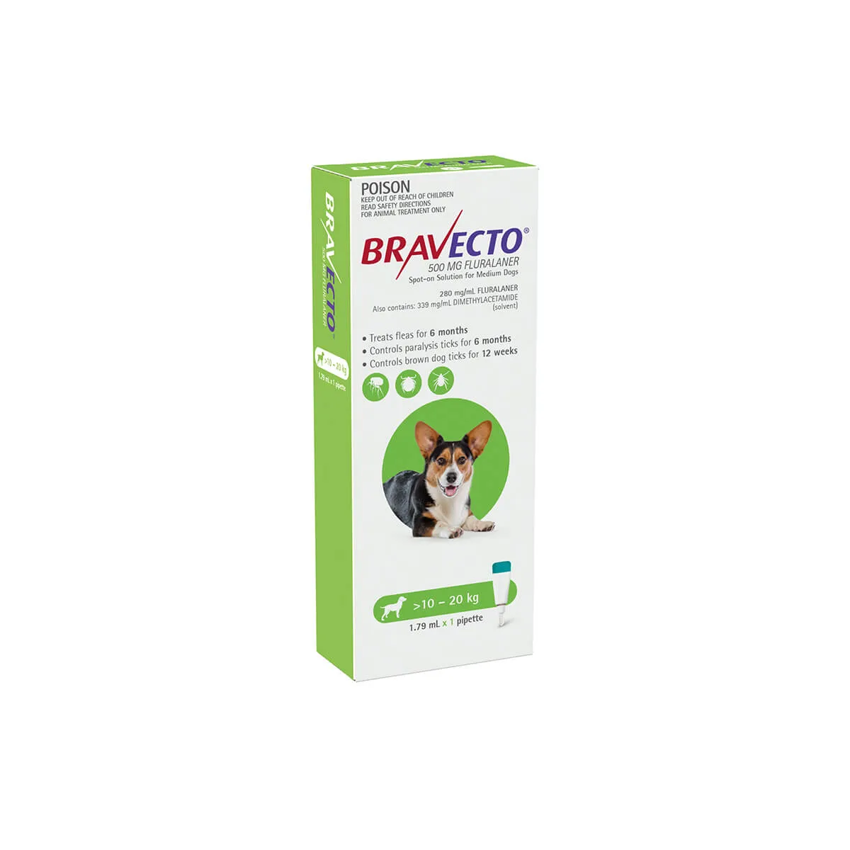 Bravecto Spot On 10-20kg Dog