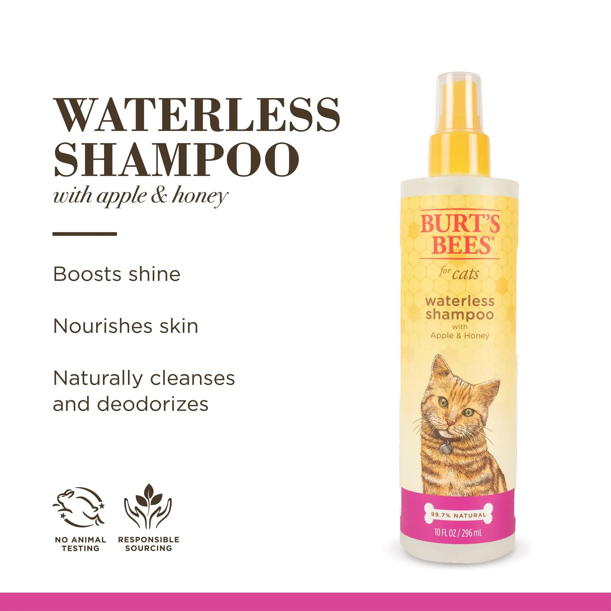 Burt's Bees Waterless Cat Shampoo 295ml