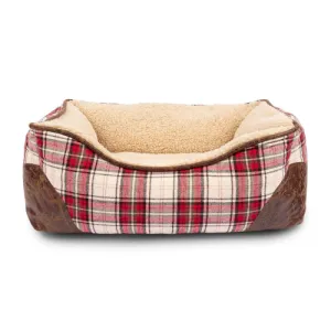 Cabin Plaid Cuddler Bed