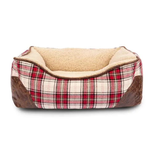 Cabin Plaid Cuddler Bed