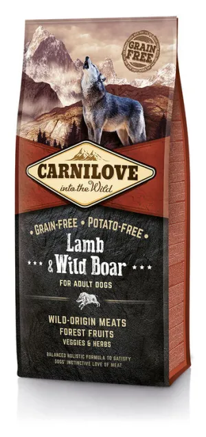 Carnilove Lamb & Wild Boar For Adult Dogs 12Kg