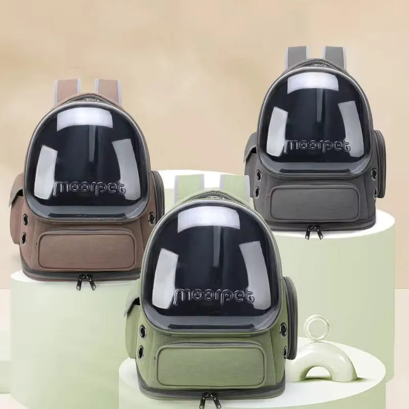 Cat Carrier Backpack with Transparent Bubble Window