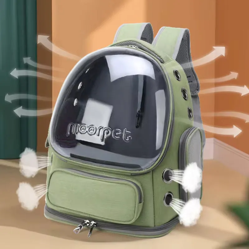 Cat Carrier Backpack with Transparent Bubble Window