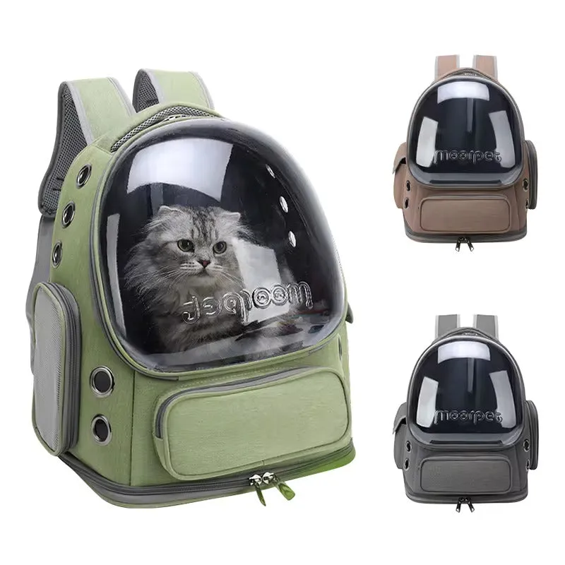 Cat Carrier Backpack with Transparent Bubble Window