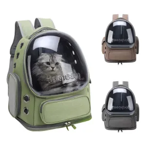 Cat Carrier Backpack with Transparent Bubble Window