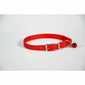 Cat collar skinny - 10" - Lime Green