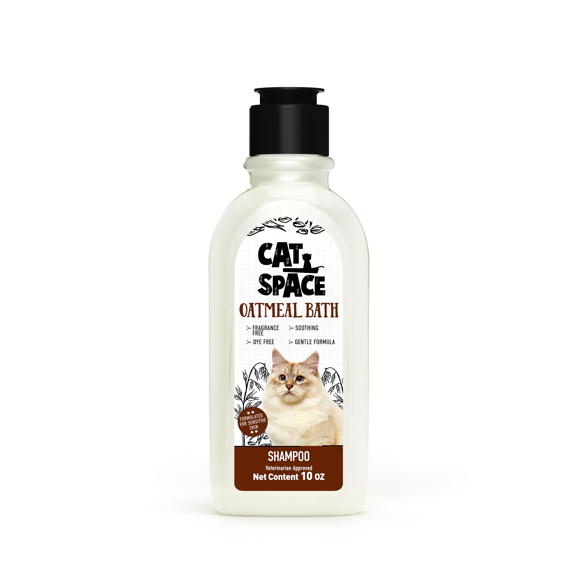 Cat Space Oatmeal Shampoo - 295ml