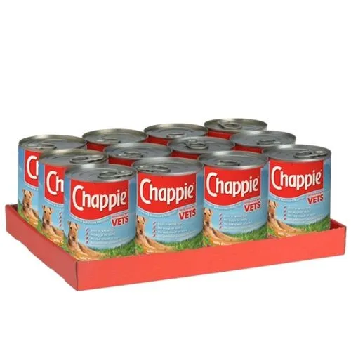 Chappie Adult Original Wet Dog Food Can 12 x 412g