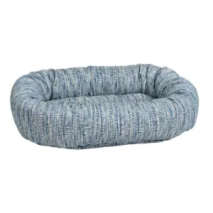 Chenille Donut Bolster Dog Bed — Portofino