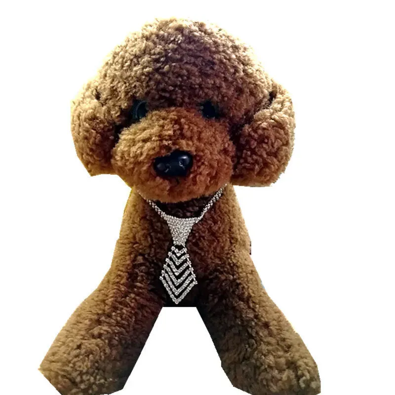 DAPPER Pet Adorable Rhinestone Tie