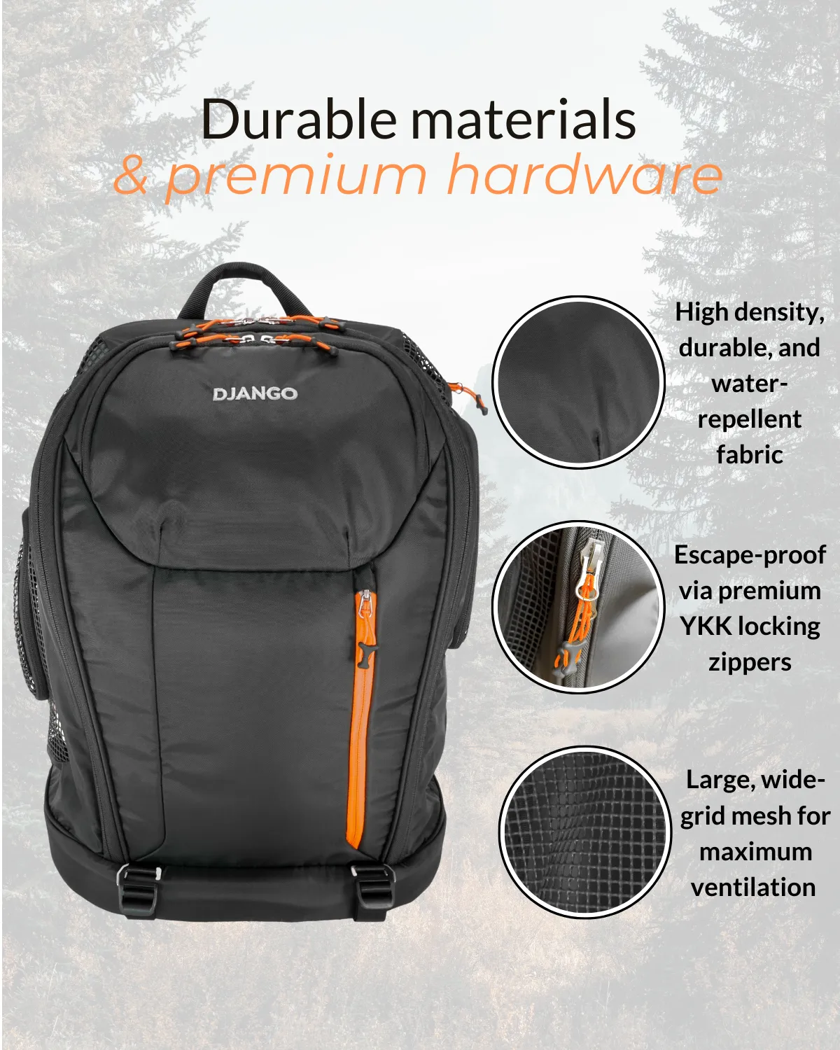DjangoPack™ Dog Carrier Backpack