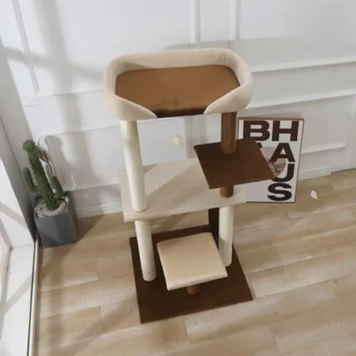 Extra Large Modern Cat Tree Tower for Large Cat Maine Coon with 5 Levels and Big Cat Couch Sofa Platform Perch Bed