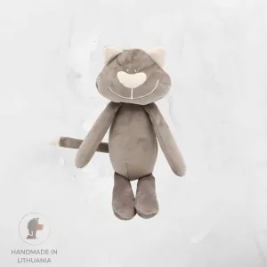 Handmade Dog Toy "Cat Albert" | With Internal Squeaker