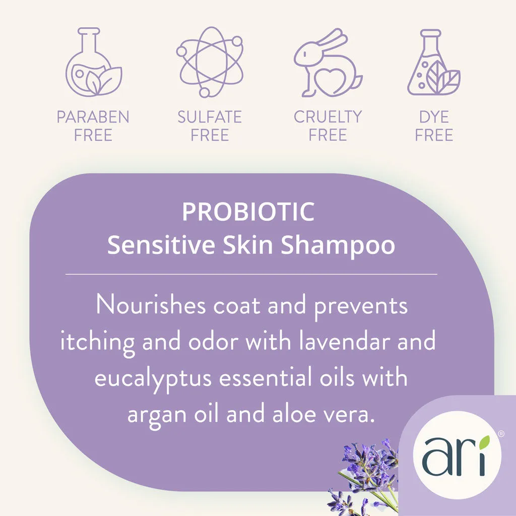 Health Extension Ari Probiotic Sensitive Skin Shampoo Lavender Plus Eucalyptus For Dogs, 16-oz