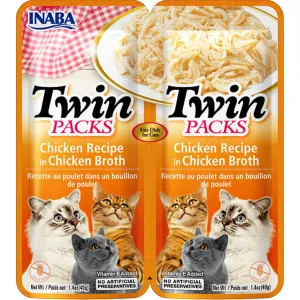 INABA Twin Packs Chicken Recipe in Chicken Broth 40gx2
