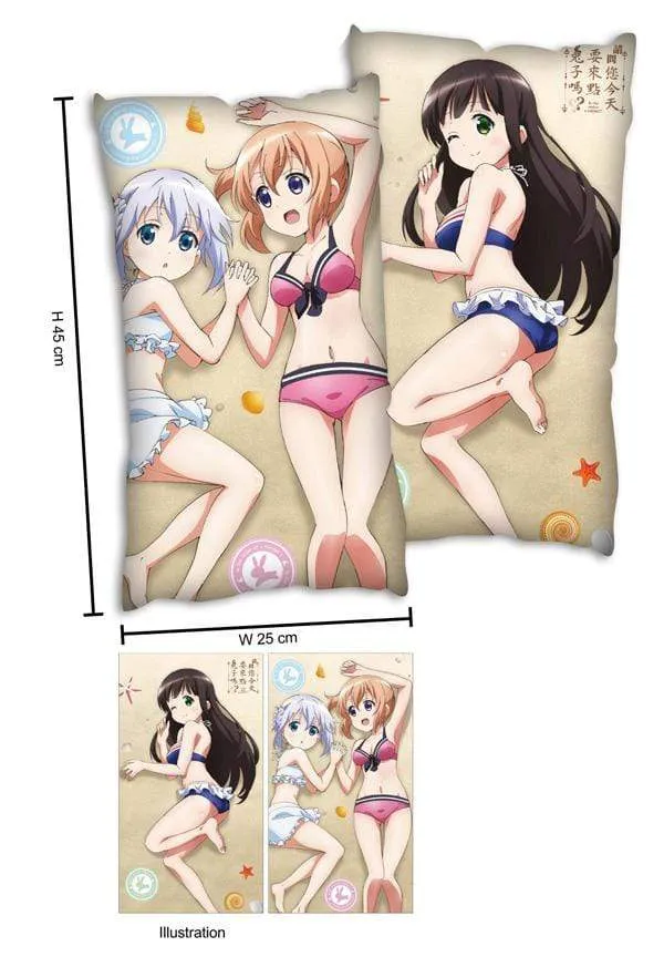 Is the Order a Rabbit Cushion - Cocoa, Chino and Chiya