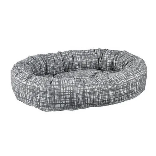 Jacquard Donut Bolstered Dog Bed — Tribeca