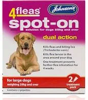 Johnson's 4Fleas Spot On Dual Action for Large Dogs
