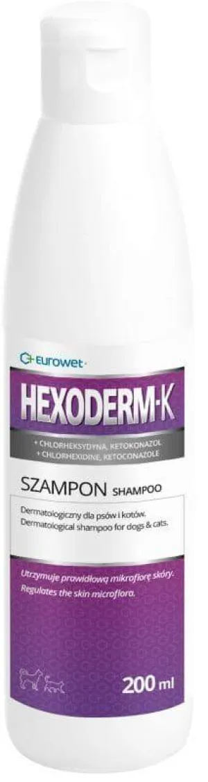 Ketoconazole shampoo for dogs, cats, ketoconazole dog antibiotic Hexoderm-K