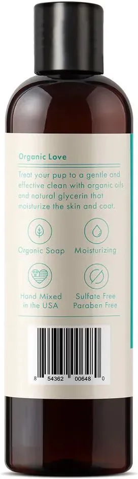 kin kind Organics Jasmine & Lily Oatmeal Shampoo for Dogs (12 oz)