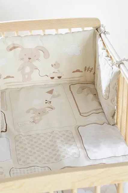 Kinder Valley White With Love Quilt And Bumper Set (0-12 Mths)