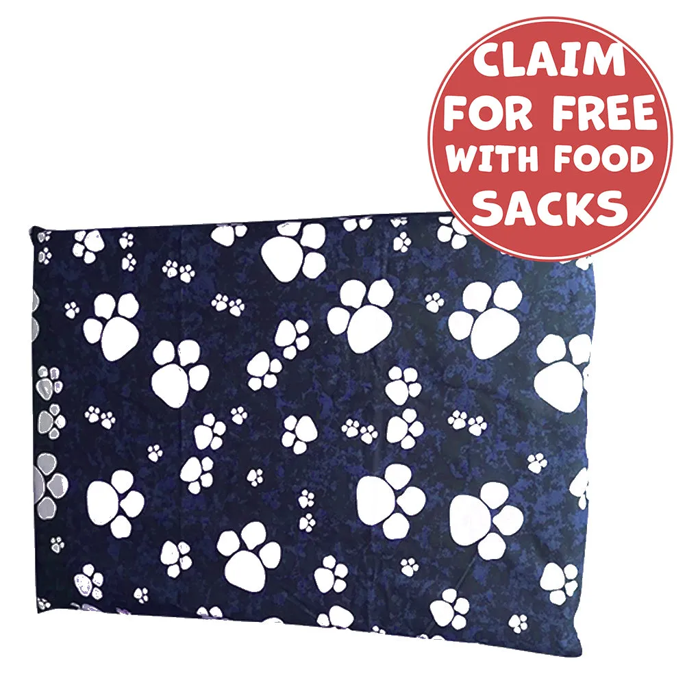 Luxury Paw Print Dog Mattress