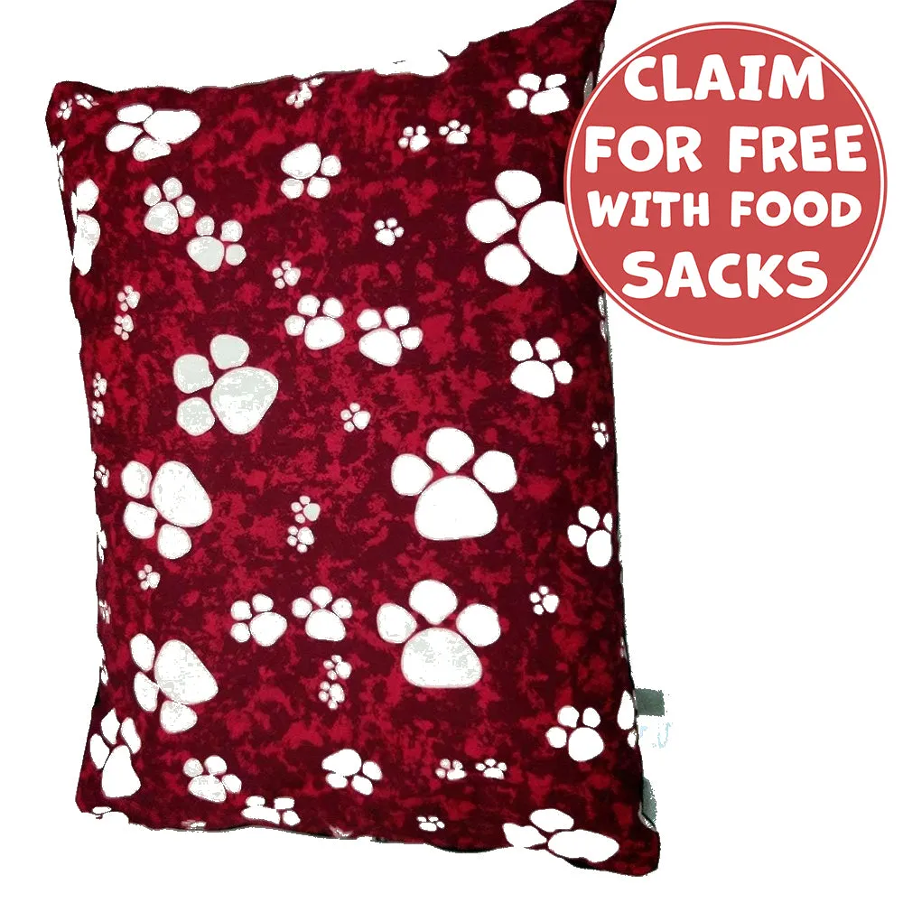 Luxury Paw Print Dog Mattress