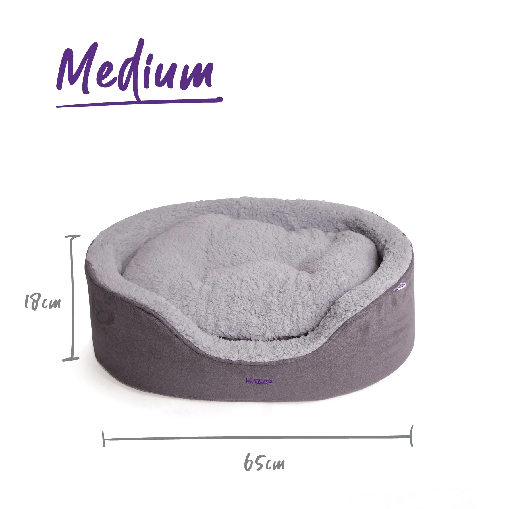 Manhattan Bed - Grey & White - Cat
