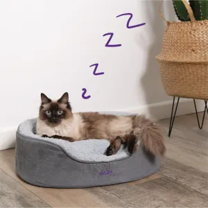 Manhattan Bed - Grey & White - Cat