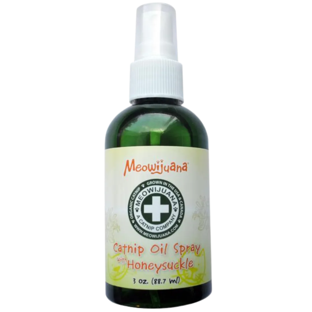 Meowijuana Organic Catnip & Honeysuckle Spray, 3 oz