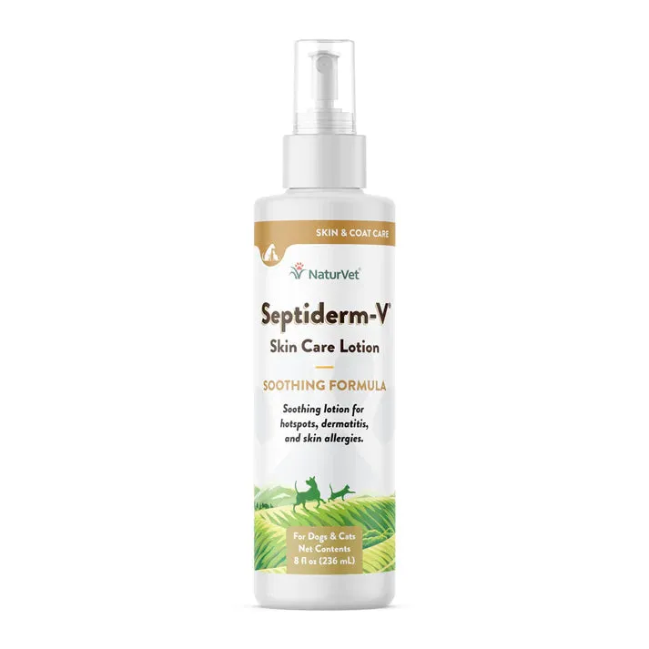 NaturVet Septiderm-V Skin Care Lotion Spray 8 fl.oz