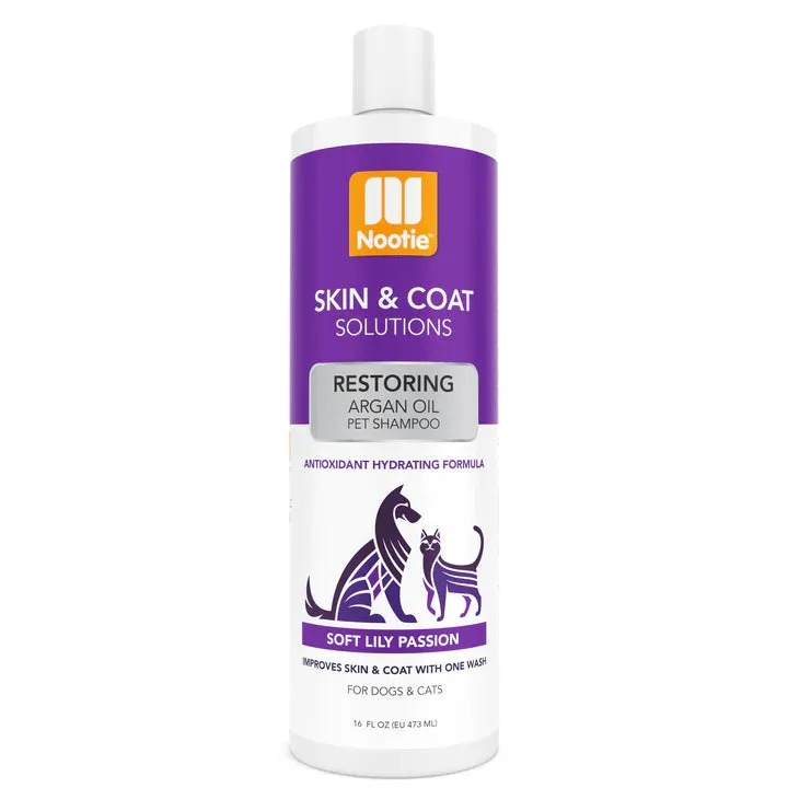 Nootie Restoring Argan Oil, Soft Lily Passion 16-oz ,Pet Shampoo