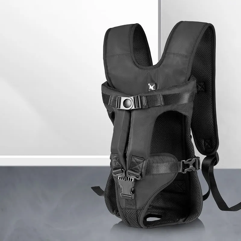 Outdoor Dog Pet Sling Backpack Easy To Carry Adjustable Chest Backpack