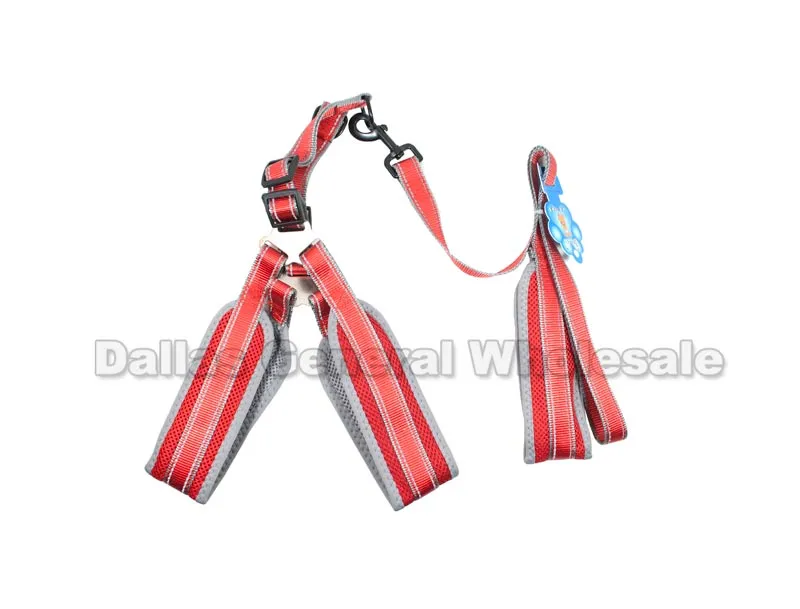Padded Dog Harness w/ Leash Set Wholesale