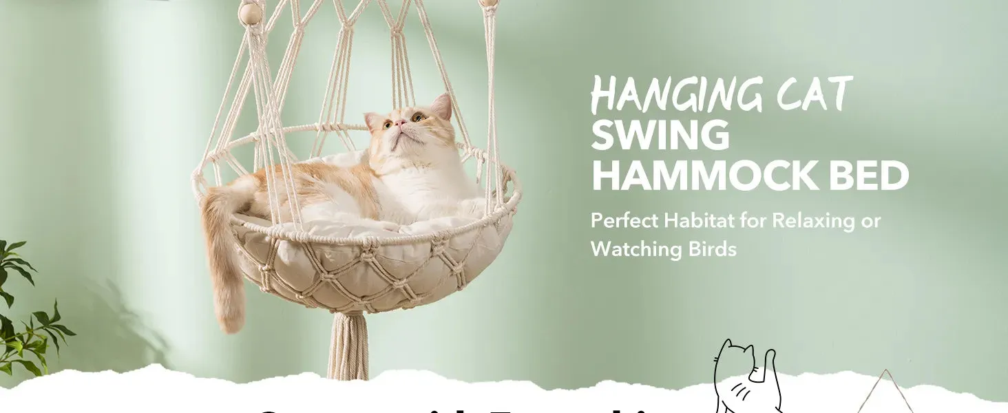 Pat and Pet Emporium | Pet Beds | Cat Bed Hanging Hammock