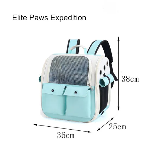 Pawfey Deluxe Pet Carrier for Cats and Small Dogs