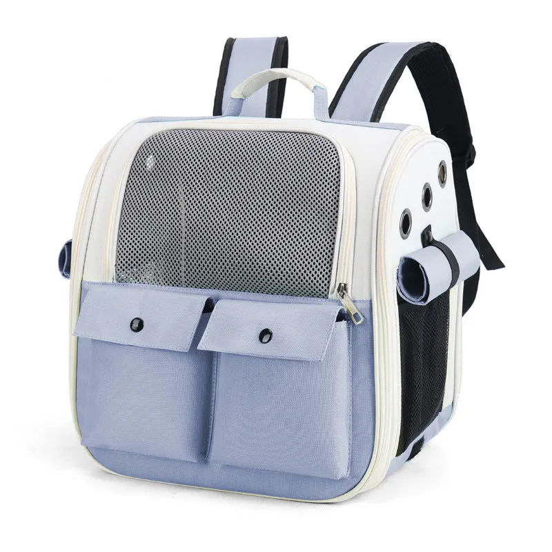 Pawfey Deluxe Pet Carrier for Cats and Small Dogs