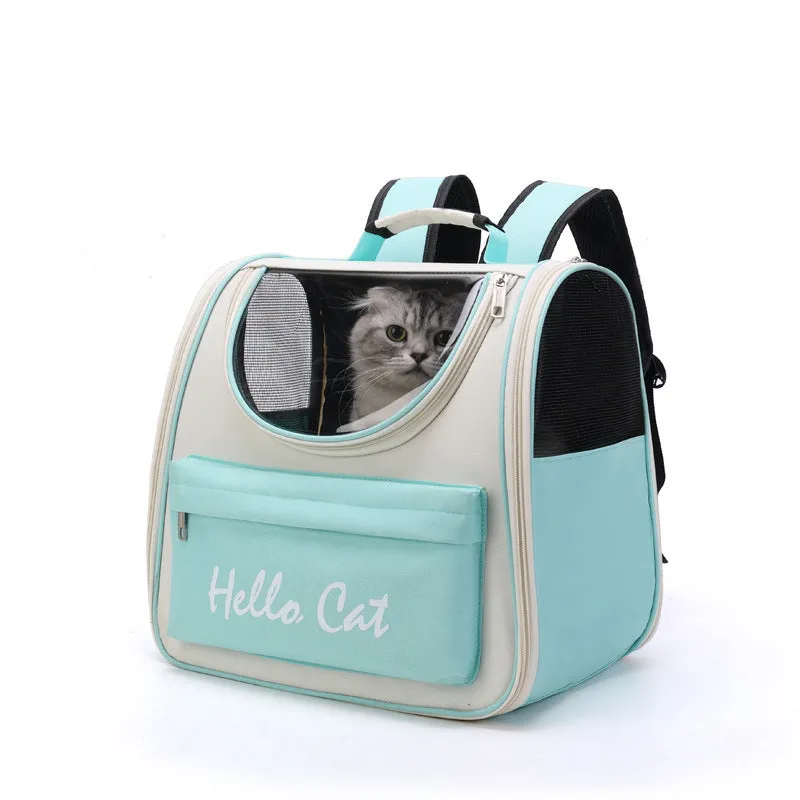 Pawfey Deluxe Pet Carrier for Cats and Small Dogs