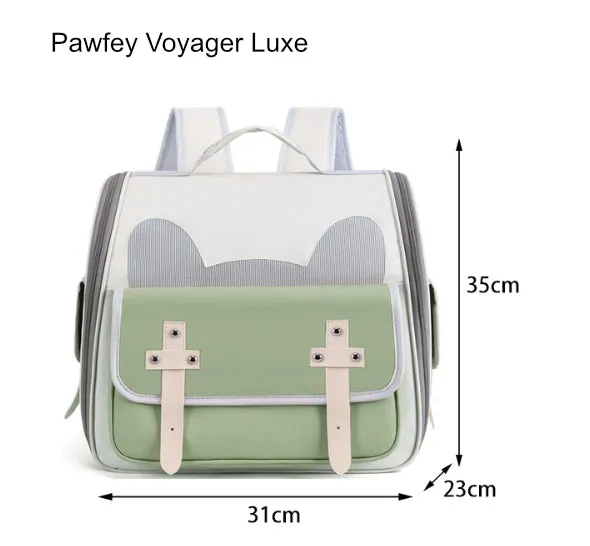 Pawfey Deluxe Pet Carrier for Cats and Small Dogs