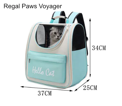 Pawfey Deluxe Pet Carrier for Cats and Small Dogs