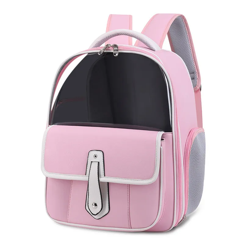 Pawfey Deluxe Pet Carrier for Cats and Small Dogs