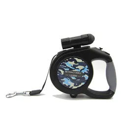 PAWS ASIA Amazon Hot Sale Multi Function Retractable Portable Dog Leash Led With Flashlight