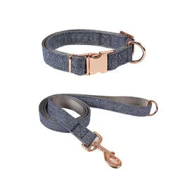 PAWS ASIA China Suppliers Luxury Durable Adjustable Thick Strong Large Dog Collar And Leash
