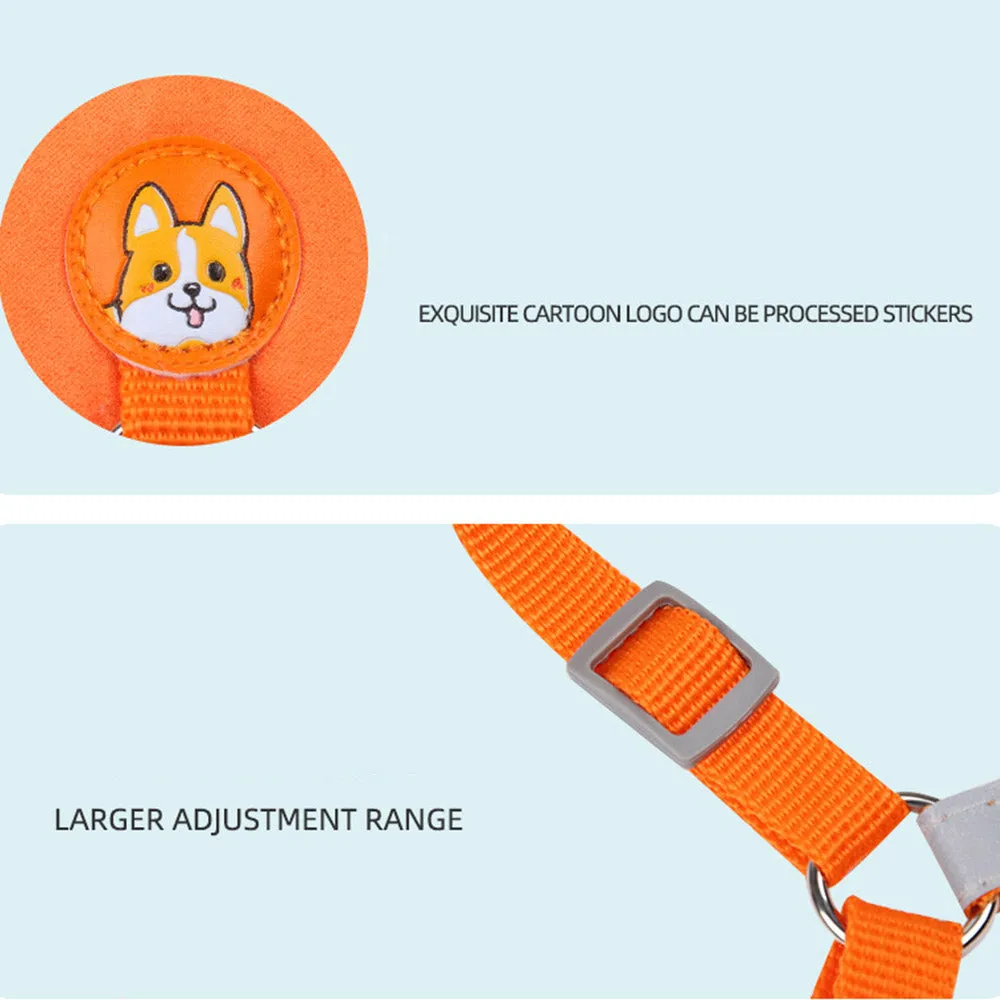 PAWS ASIA Factory Suede Luxury Pets Accessories Reflective Dog Harness And Leashes Chest Set